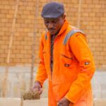 worker at construction site