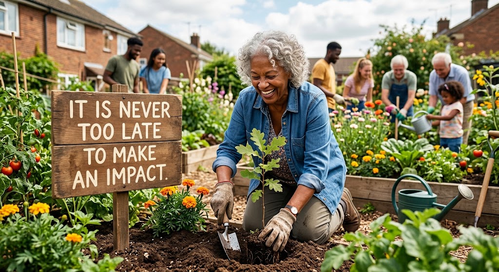 IT IS NEVER TOO LATE TO MAKE AN IMPACT